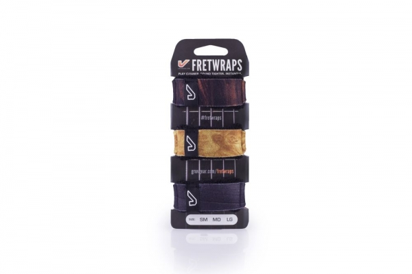 GruvGear FretWrap Medium Wood 3-Mixpack