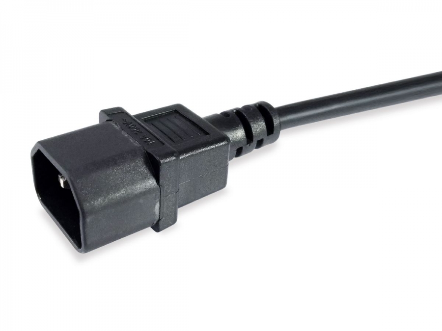 AVparts MIS001.1-3 Netzkabeladapter C14 / 3-Schukoleiste