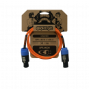 Orange Lautsprecherkabel Speakon-kompatibel, 1 m, orange